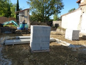 Les blocs béton nécessaire pour réaliser le vide sanitaire